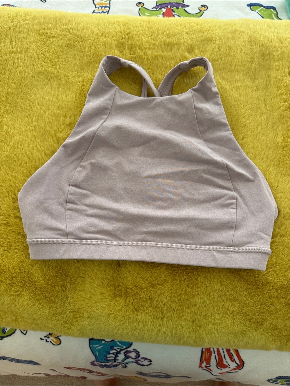lululemon athletica High-Neck Sports Bralette - Light Taupe